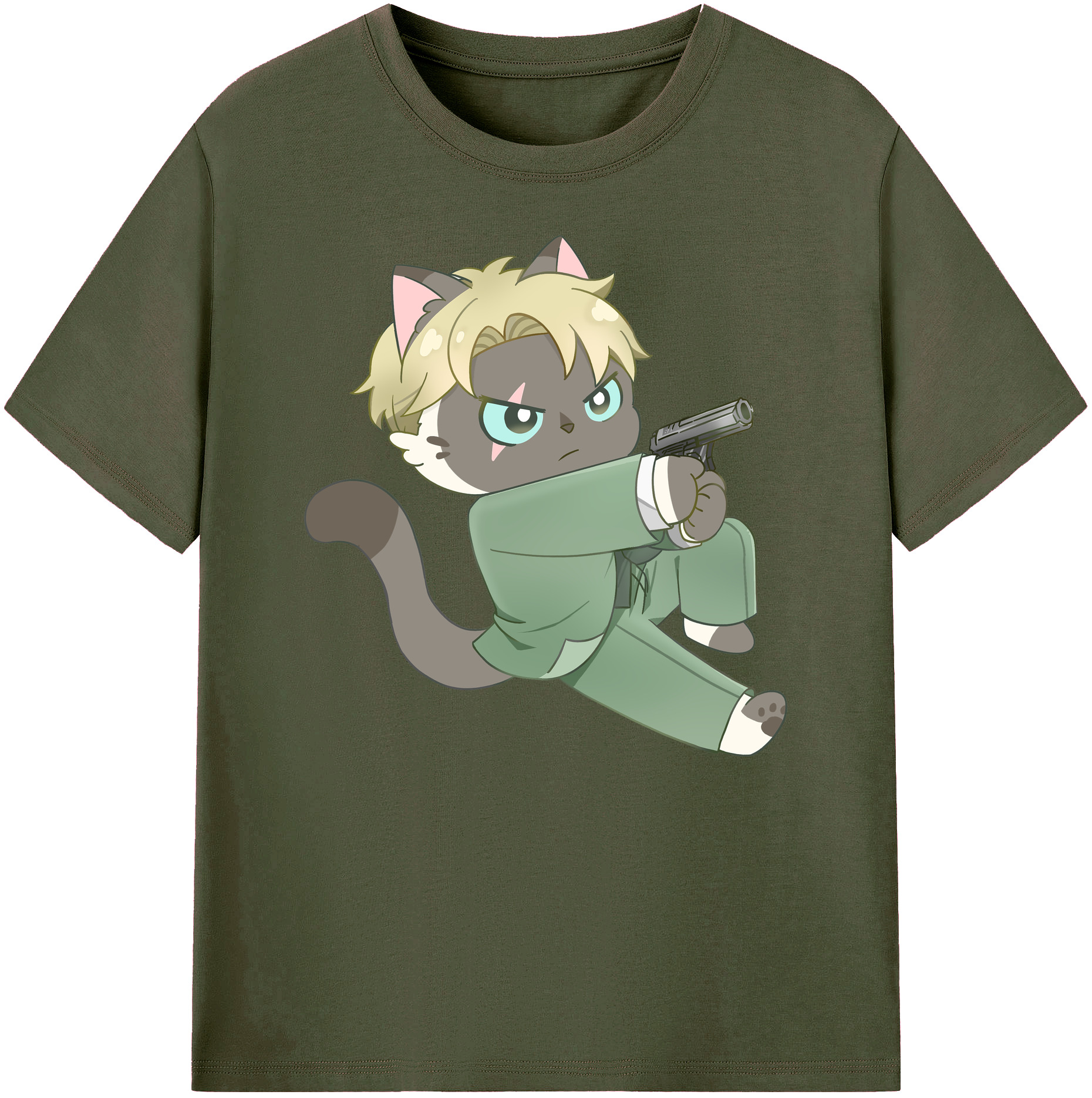 （画像用） SPY×FAMILY间谍家家酒 綿100％ メンズ半袖Tシャツ｜肌触りやわらか＆通気性